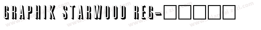 Graphik Starwood Reg字体转换